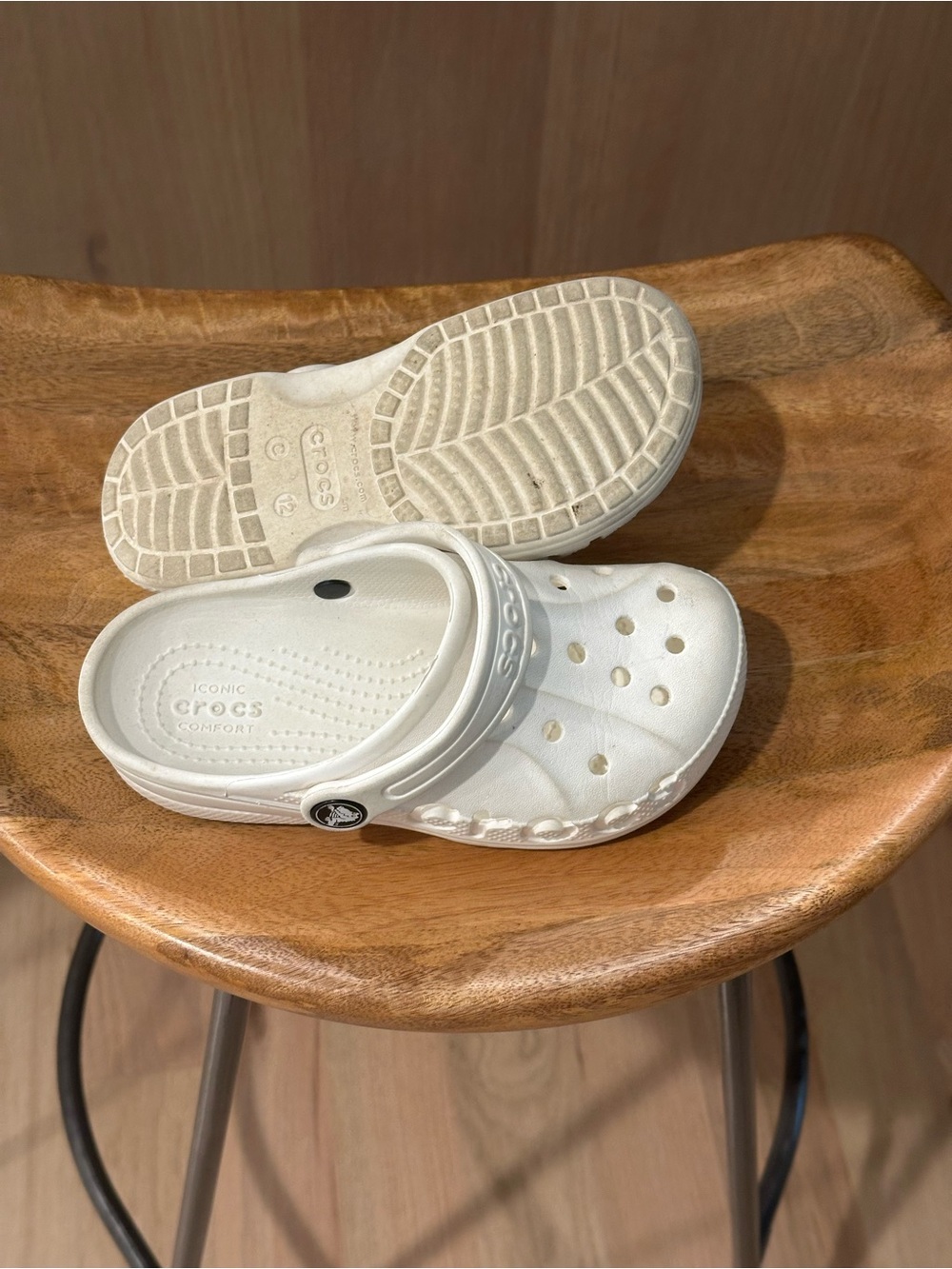 CROCS Kids Classic Clog - White